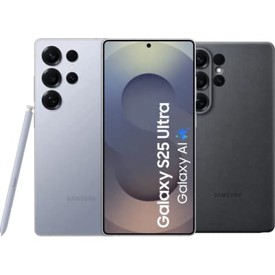 Samsung Galaxy S25 Ultra 256GB Zilver 5G + Samsung Kindsuit Back Cover Zwart