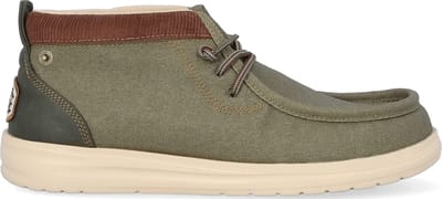 HEYDUDE - Wally Mid GripR Workwear Heren Instappers Dusty Olive - Maat 42