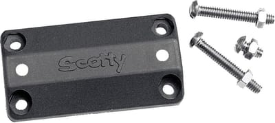 Scotty Rail Mounting Adapter Black, 7/8 1 Square / Round Rail u - Zwart
