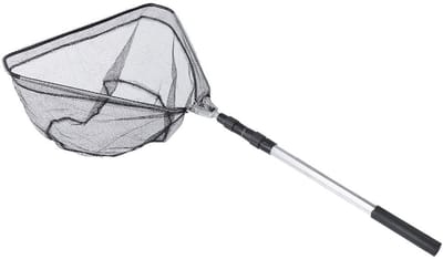 Dailygoods- Schepnet Duurzaam - Opvouwbaar Visnet - Telescopische Hengel - Aluminium Handvat - Lichtgewicht Gaas - Geschikt voor Zoet/Zout Water
