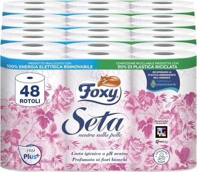 Zijde Toiletpapier 2-Laags - 200 Vellen per Rol, Hoge Dikte, Recyclebare Verpakking