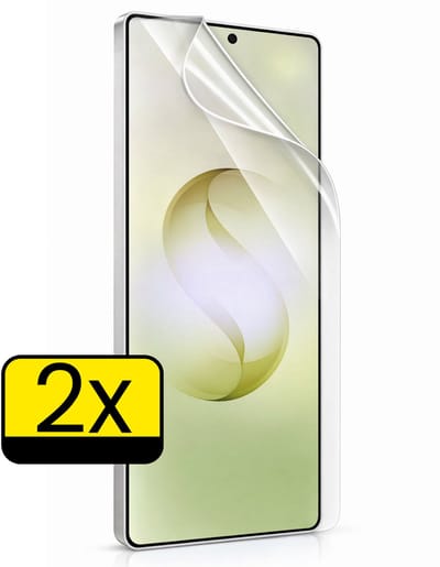 Screenprotector - Folie Geschikt voor Samsung Galaxy S26 Ultra - 2 Stuks - Ultra Clear - Bescherm Folie - Soft TPU - Screen Protector