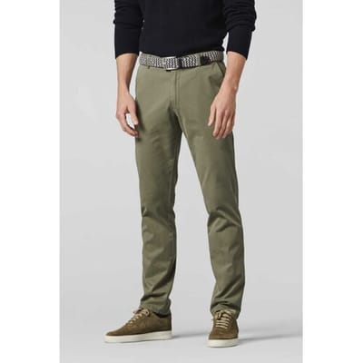 Meyer Broek Oslo Modern Fairtrade Cotton Flatfront Flex Olive / male