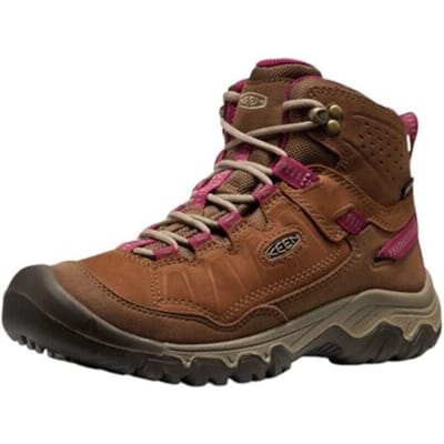 Keen - Targhee IV Mid Dames Wandelschoenen Bison/Beaujolais - Maat 40