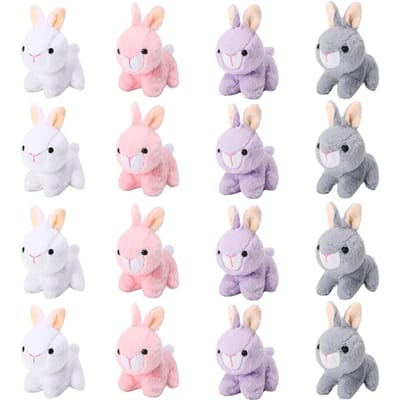 12-2s Paashaas Pluche Speelgoed Schattig Dier Konijn Knuffel Pop Paasmand Vullers Cadeau voor Kinderen Konijnen Dierlijk Konijn Pop 4 Colors