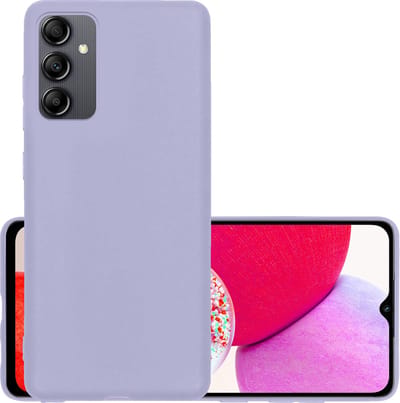 Hoesje - Geschikt voor Samsung Galaxy A14 - Sterk & Shockproof - Hoes Cover - Siliconen Case - Lila