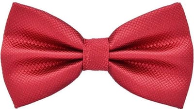 Fako Fashion - Vlinderstrik - Vlinderdas - Strik - Kleine Ruit - 12cm - Rood