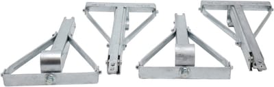 Set van 4 Winterhoff uitdraaisteunen - maximaal draagvermogen: 450 kg