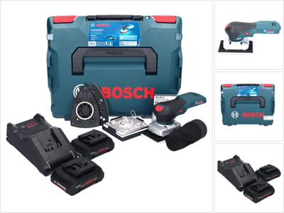 Bosch GSS 18V-13 accu vlakschuurmachine 18 V + 2x ProCORE accu 4.0 Ah + lader + L-BOXX