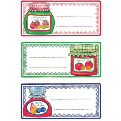 Huismerk Herma 3766 Etiket met afbeelding Weckpot - 1 pakje met 4 velletjes