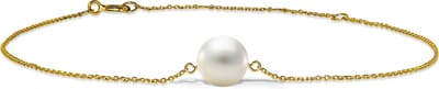 Miore Pure Armband Dames - 14 Karaat Goud - Zoetwaterparels - Handgemaakt Schakelarmband - 2.15 cm