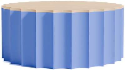 Fiastra Trivela taartplateau - taartstandaard - blauw - 30 x 30 cm