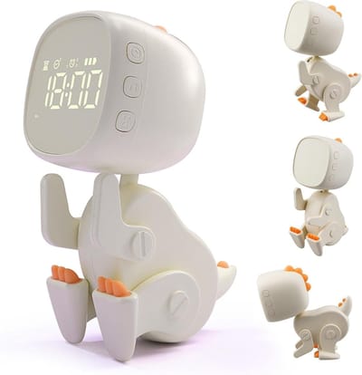 MKSS® Slaaptrainer Kinderen - Kinderwekker - Slaapwekker - Digitale Wekker - Beige