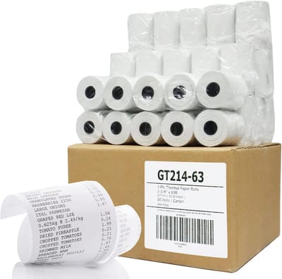 50 Thermisch Papier Rollen voor Betaalterminals