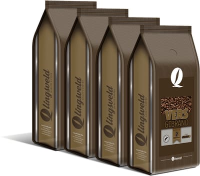 Vers Gebrand Robuust - ESPRESSO Koffiebonen 4 x 1000 Gram