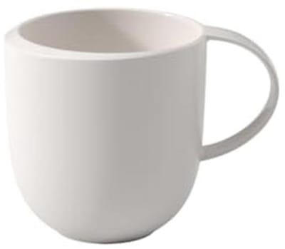 NewMoon Cup met oor - 12.5x9x9.5cm - Uniek Porselein Voor Aan Tafel