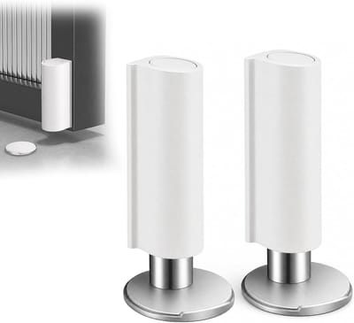 Magnetische Deurstopper - Deurhouder - Deuren Open Houden - Zonder Boren - 2 Stuks - Wit