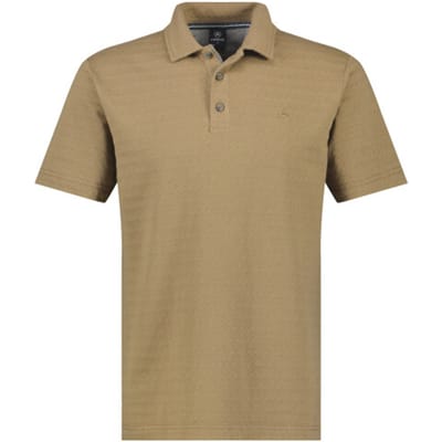Lerros - Polo Korte mouw - Heren - M - 738 DESERT SAND - Katoen - 2453274