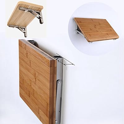 Vouwdeksel Plankbeugel 8 Inch - Sterk En Ruimtebesparend - Perfect Voor Doe-Het-Zelf Projecten - Inclusief Montageschroeven - Set Van 2