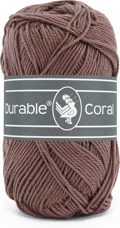 Durable Coral - 2229 chocolate - Gemerceriseerd Katoen Garen