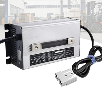 Acculader - Batterijlader Heftruck - Elektrisch Voertuig Laden - Intelligent Druppelladen - 36V 30A - Zilver