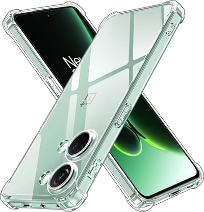 Hoesje geschikt voor OnePlus Nord 3 - Techsuit Shockproof Silicone Back Cover - Transparant