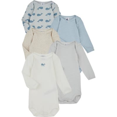 Petit Bateau  Kinder bodies LOT BODIES X5