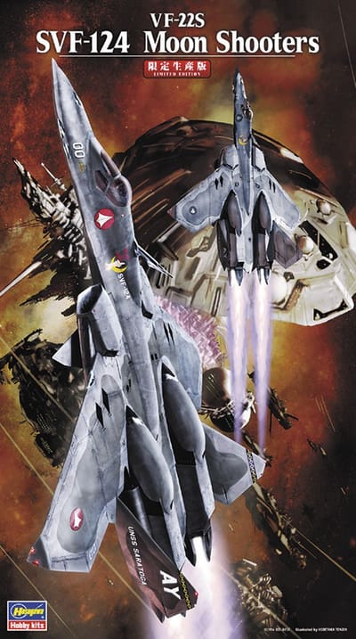 Hasegawa - 1/72 VF-22S SVF-124 MOON SHOOTERS 65784 (4/24) * - modelbouwsets, hobbybouwspeelgoed voor kinderen, modelverf en accessoires