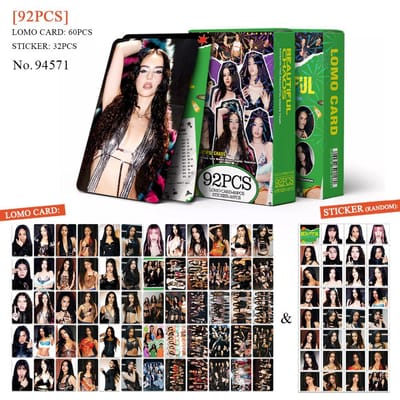 92Stuks/Set KATSEYE Idol Girls Nieuwste Album MOD MAD Lomo Kaarten HD Pocards MANON MEGAN LARA DANIELA YOONCHAE Stickers Fans Cadeau S green