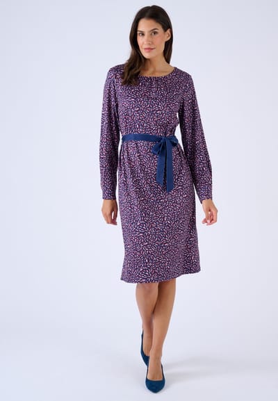 Damart - Jurk tricot warm - Dames - Blauw - XS
