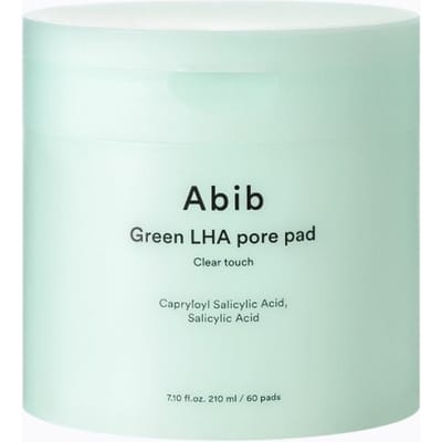 [Abib] Groene LHA Pore Pad Clear Touch 210ml 60EA white