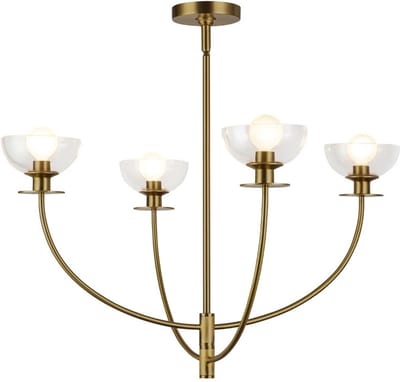 Alora Mood LED Kroonluchter | 4X E27 Max 40W | Brushed Gold