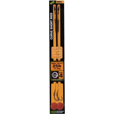 FOX Edges Curve Short Semi Stiff Camotex Ready Rigs - Onderlijn