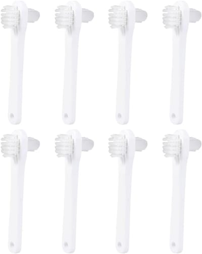 8 stuks orthodontische tandenborstels, dubbelzijdige mini-borstel voor effectieve tandreiniging en mondhygiëne hulpmiddel