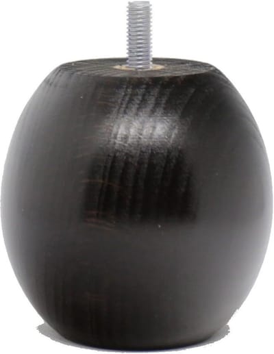 Set Houten Poten - Meubelvoeten Bankpoten - Meubels Verhogen - Massief Beukenhout - 85 cm Diameter - Wengé