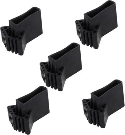 Ladder Voetbeschermers - Ladderkussens Antislip - Ladder Stabiliseren - Set van 5 Stuks - 9x6.8x6.5CM - Zwart