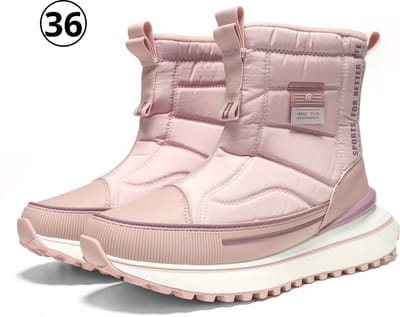 Nivard Antislip Sneeuwboots - Snowboots - Wintersport Sneeuwschoenen - Ski Gadgets Voor Dames - Maat 36 - Roze