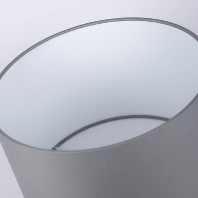 Uniqq Lampenkap stoffen grijs Ø 20 cm – 20 cm hoog