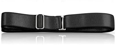 WiseGoods Premium Verstelbare Elastische Tailleband Voor Vrouwen - Overhemd Instopriem - Shirt & Trui Tuck Belt Accessoire - Zwart