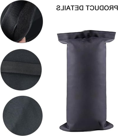 Set van 2 Zandzakken voor Stabiliteit, Gewichten voor Tent en Parasol, Ideaal voor Strand en Tuin