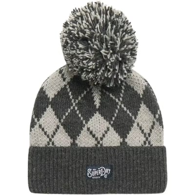Gebreide muts met patroon voor vrouwen Superdry