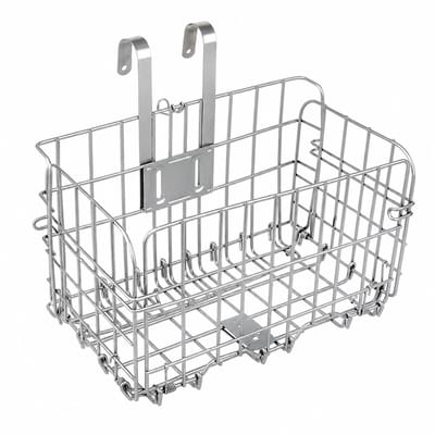 Fietsmand -Opvouwbare voormand -Stevig en duurzaam - Voorzien van snelbevestigingssysteem - Speciaal ontworpen voor het vervoeren van boodschappen-Verdikte versie - draagvermogen 25 kg