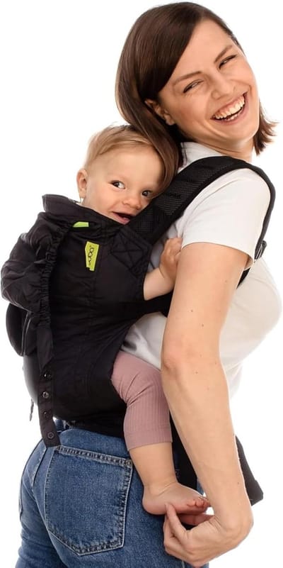 Baby Draagzak - Kinderdrager Rugzak - Reizen Met Kind - Ultra Lichtgewicht - 7-20kg - Zwart