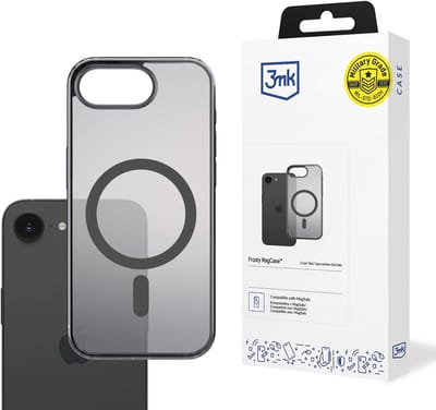 Apple iPhone 16E - 3mk Frosty MagCase Zwart