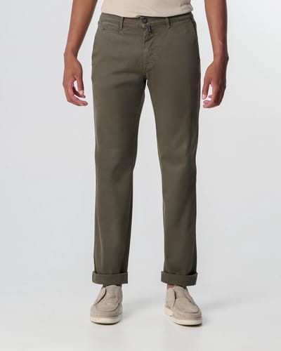 Pierre Cardin Chino Castres Olijfgroen - Maat W 36 - L 34 - Heren