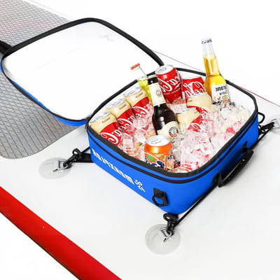 Paddle Board Bag - Koeltas Dek - Dagtochten - Waterdicht PVC Materiaal - 37x33x12 cm - Donkerblauw