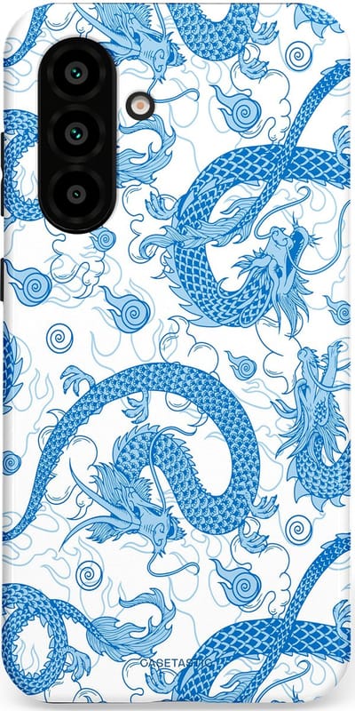 Casetastic Hoesje Geschikt voor Samsung A56 / A36 - Stijlvolle Beschermende Duo-layer Case - Drakengloed