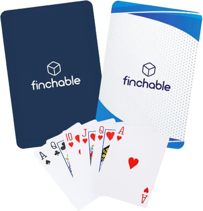 Finchable® Luxe Speelkaarten – Kaartspel - 2 Decks Plastic Kaarten – Poker en Kaartspellen – Speelkaarten Volwassenen