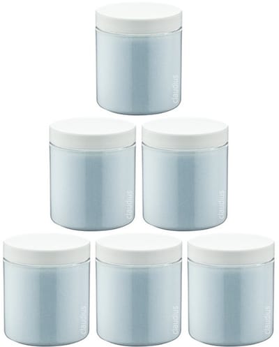 Scrubzout Opium 300 gram - Pot met witte deksel - set van 6 stuks - Hydraterende Lichaamsscrub