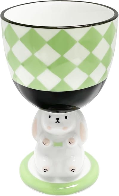 Schattige konijnenmok voor Pasen, keramische 3D-mok, leuke dierenmok, perfect als cadeau voor verjaardagen en jubilea